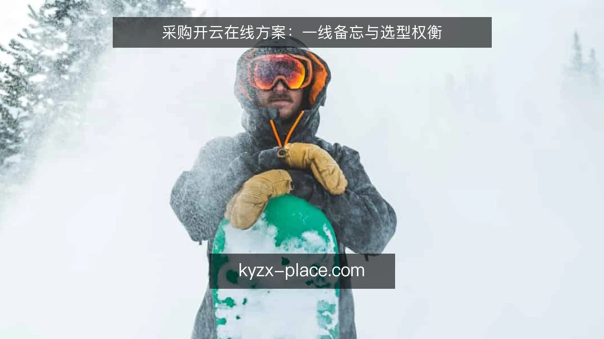 采购开云在线方案：一线备忘与选型权衡